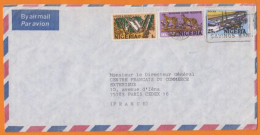 Nigeria  Composition  1K  10K  25K   Sur Lettre De LAGOS  Le 23 FEV 1978 Pour PARIS 16 De L'AMBASSADE De FRANCE - Nigeria (1961-...)