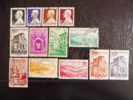 MONACO - Lot 13 Timbres Oblitérés - Oblitérés