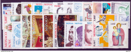 Monaco 2001 Annata Quasi Completa / Almost Complete Year Set **/MNH VF - Komplette Jahrgänge