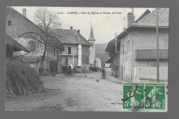 Albens, Rue De L'église Et Bureau De Poste (A6p75) - Albens