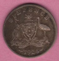 AUSTRALIA - 6 PENCE 1924 - Sixpence