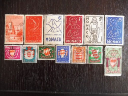 MONACO - Lot 11 Timbres Oblitérés - Oblitérés