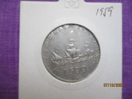 Italy: 500 Lire 1959 - 500 Liras