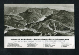 "ELEKTRIZITAETSVERSORGUNG" Ca. 1960, AK "Badenwerk AG Karlsruhe" (C206) - Mercanti