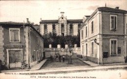 J1010 - CHANAS - D38 - La Mairie - Les Écoles Et La Poste - Chanas