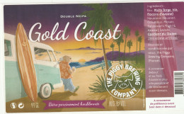 Etiquette Bière The Peggy Brew Compagny Gold Coast - El Arte De La Mesa