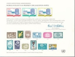 UNO NEW YORK, Erinnerungskarte EK 11, WIPO 1977 - Lettres & Documents