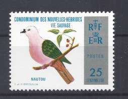 NOUVELLES HEBRIDES - N° 378 - NAUTOU - PIGEON Du PACIFIQUE - NEUF SANS CHARNIERE - Nuovi