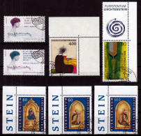 Action !! SALE !! 50 % OFF !! ⁕ Liechtenstein 1995-1996 ⁕ Collection / Lot ⁕ 7v Used / Original Gum - See Scan - Gebraucht