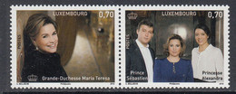 2016 Luxembourg Royalty Complete Pair MNH @ BELOW FACE VALUE - Neufs