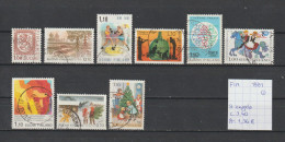 (TJ) Finland 1981 - 9 Zegels (gest./obl./used) - Oblitérés