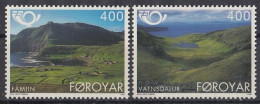 FAROE ISLANDS 276-277,unused - Montañas