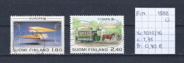 (TJ) Finland 1988 - YT 1015/16 (gest./obl./used) - Oblitérés