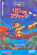Carte Prépayée JAPON - DISNEY - Série Classics N° 3 - LILO & STITCH - Cinema Film Movie JAPAN Prepaid Kansai Lagare Card - Disney