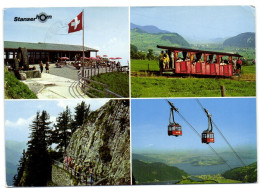 Stanserhorn Mit Oldtimer-Standseilbahn Und Modernster Luftseilbahn - Stans