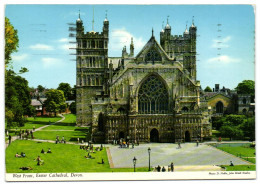 West Front Exeter Cathedral - Devon - Exeter