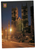 London - Westminster Abbey - The West Towers By Night - Westminster Abbey