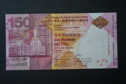 HONG KONG - 2015 HSBC 150th Anniversary $150 Banknote - Single Note #HK660867 With Folder (UNC) - Hong Kong