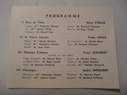 Delcampe - VIEUX PAPIERS - PROGRAMME : OPERETTE 1956 - Programmi