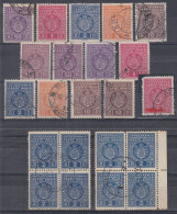 ⁕ Yugoslavia 1931 - 1940 ⁕ Postage Due Mi.64/68 With & Without Signature ⁕ 22v Used - Postage Due