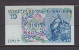 SWEDEN - 1968 10 Kronor UNC Banknote As Scans - Svezia