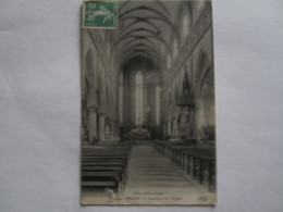 CPA DUCEY INTERIEUR DE L EGLISE - Ducey