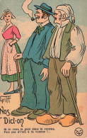 ILLUSTRATIONS - Signés - Griff - Fais Pas D'œil à Ta Voisine - Colorisé - Carte Postale Ancienne - Griff