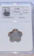 1896 South Africa ( ZAR ) 6 Pence ( AU Details Polished ) - Afrique Du Sud