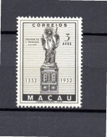 Macau 1952 Holy Franz Xaver/Religion (Michel 388) MLH - Nuovi
