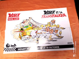 ASTERIX ET LA TRANSITALIQUE POSTER PUBLICITE DE ¨PRESSE - Andere Accessoires