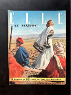 1953 Revue ELLE - Au MAROC - FEZ - SOUKS - Moda