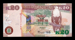 Zambia 20 Kwacha 2012 Pick 52a Sc Unc - Zambie
