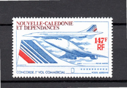 New Caledonia 1976 Airmail/Concorde Stamp (Michel 572) MNH - Ongebruikt