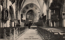 N°112832 -cpa Chur -inneres Der Cathedrale- - Coira