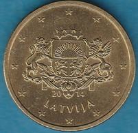 LATVIA - 50 CENTS 2014 - Lettonia