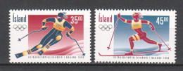 Iceland Island 1998 Mi 882-883 MNH WINTER OLYMPICS NAGANO - Invierno 1998: Nagano