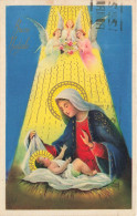 FÊTES ET VOEUX - Buon Natale - Marie Et Jésus - Carte Postale Ancienne - Autres & Non Classés