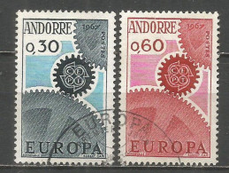 ANDORRA FRANCESA YVERT NUM. 179/180 SERIE COMPLETA USADA - Used Stamps