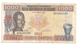 GUINEE 1000 Francs Guinéens 1985 - Guinée