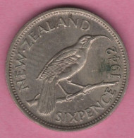 NEW ZEALAND - 6 PENCE 1942 - Nuova Zelanda