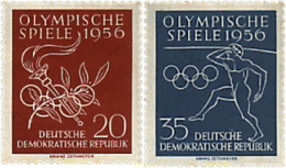 64458 MNH ALEMANIA DEMOCRATICA 1956 16 JUEGOS OLIMPICOS VERANO MELBOURNE 1956 - Ungebraucht