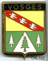 CAL322 - PLAQUE CALANDRE AUTO - VOSGES - Enameled Signs (after1960)