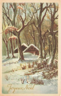 [-10%] FÊTES ET VOEUX -  Joyeux Noël - Chalet Dans Les Montagnes - Carte Postale Ancienne - Andere & Zonder Classificatie