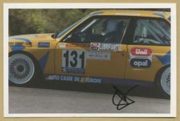 Richard Prat - Pilote Automobile Français - Photo Originale Signée - 2001 - Sportspeople