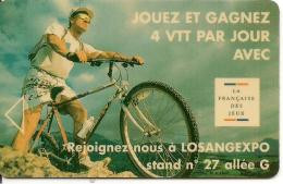 -CARTE^-JEU-1995-SALON-LOSANGEXPO95-GAGNEZ DES VTT-TBE - Autres & Non Classés