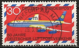 Germany FRG 1969 - Mi 577 - YT Pa 2 ( Airplane Boeing 707 Airliner ) Airmail - Briekmarken