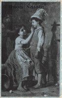 FÊTES ET VOEUX -  Buon Natale - Deux Enfants Dans Une Cuisine - Carte Postale Ancienne - Otros & Sin Clasificación