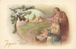 FÊTES ET VOEUX -  Joyeux Noël - Scène De La Nativité - Colorisé - Carte Postale Ancienne - Sonstige & Ohne Zuordnung