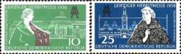 56156 MNH ALEMANIA DEMOCRATICA 1958 FERIA DE OTOÑO DE LEIPZIG - Ungebraucht