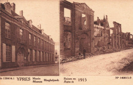 BELGIQUE - Ypres - Musée Merghelynck - Ruines En 1915 - Carte Postale Ancienne - Otros & Sin Clasificación